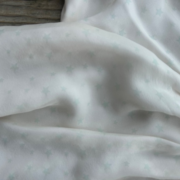 Stone Cold Fox 100% Silk Boho Off Shoulder Crop Top - Picture 13 of 13